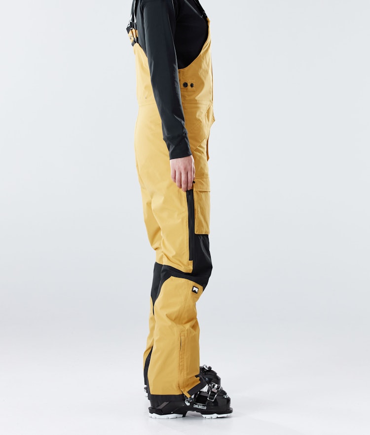 Fawk W 2020 Pantalon de Ski Femme Yellow/Black, Image 2 sur 6