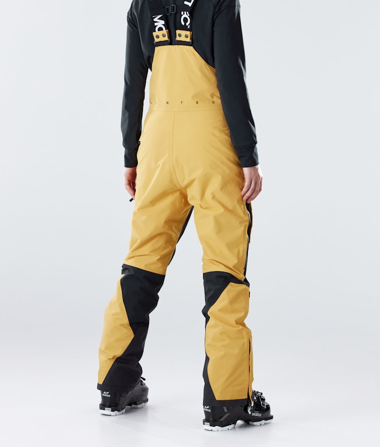 Fawk W 2020 Pantalon de Ski Femme Yellow/Black, Image 3 sur 6