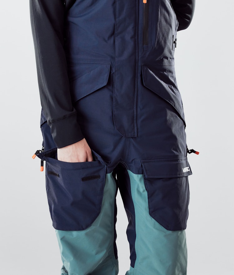 Fawk W 2020 Pantalon de Snowboard Femme Marine/Atlantic/Light Grey, Image 6 sur 6