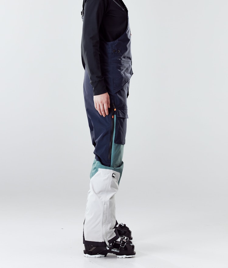 Fawk W 2020 Pantalon de Ski Femme Marine/Atlantic/Light Grey, Image 2 sur 6