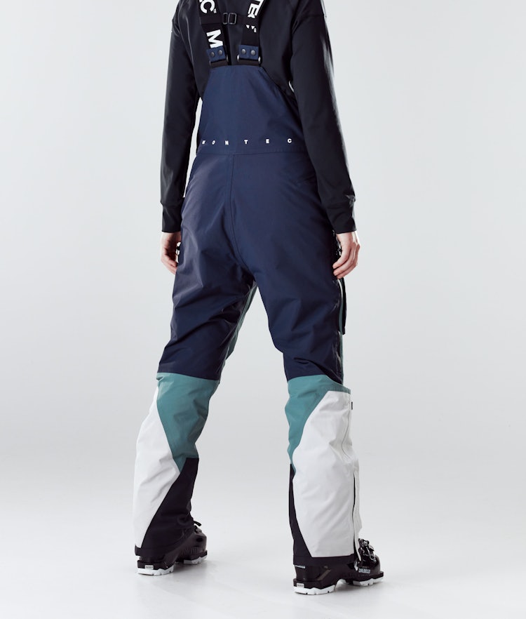 Fawk W 2020 Pantalon de Ski Femme Marine/Atlantic/Light Grey, Image 3 sur 6