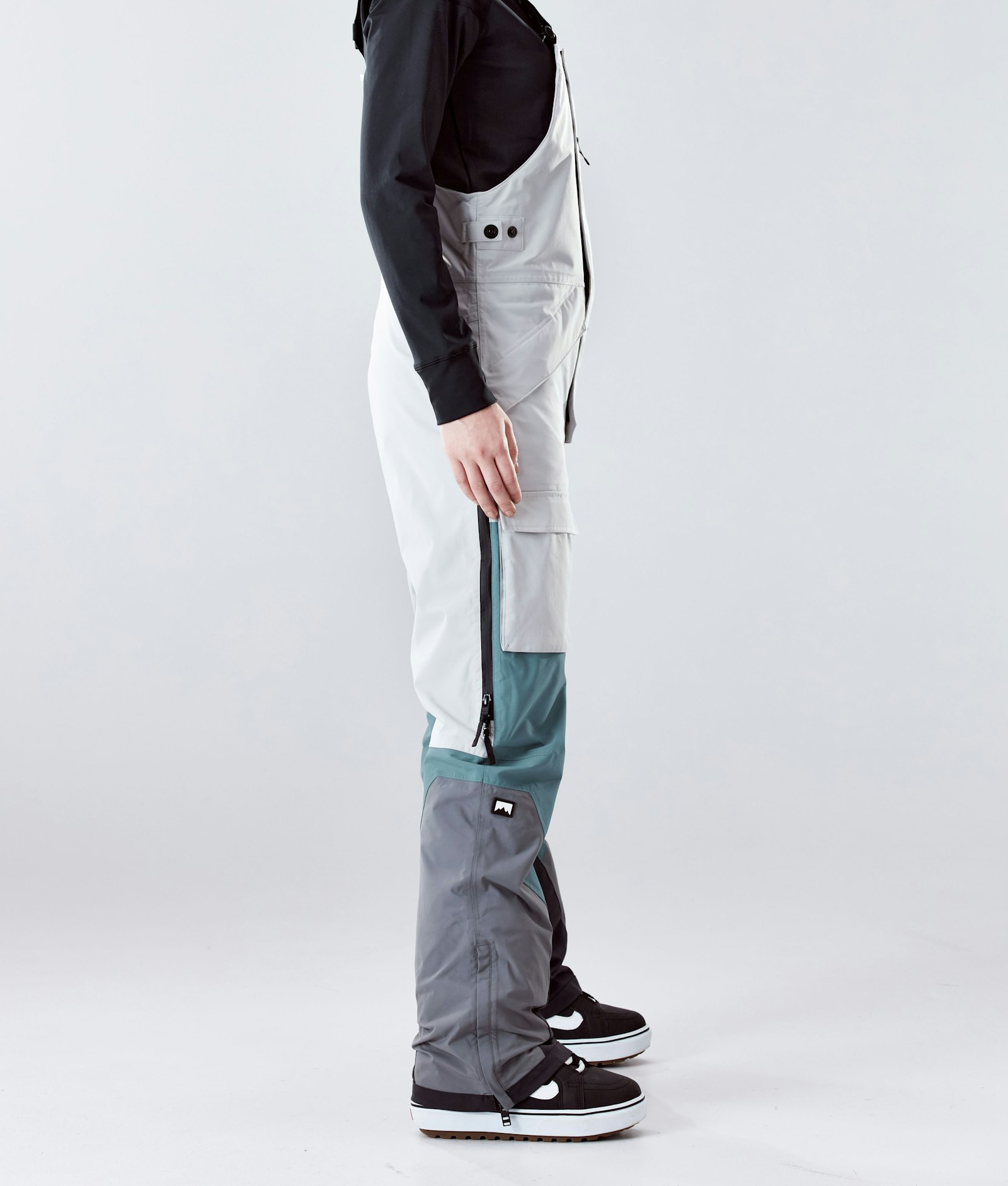 Fawk W 2020 Pantalon de Snowboard Femme Light Grey/Atlantic/Light Pearl