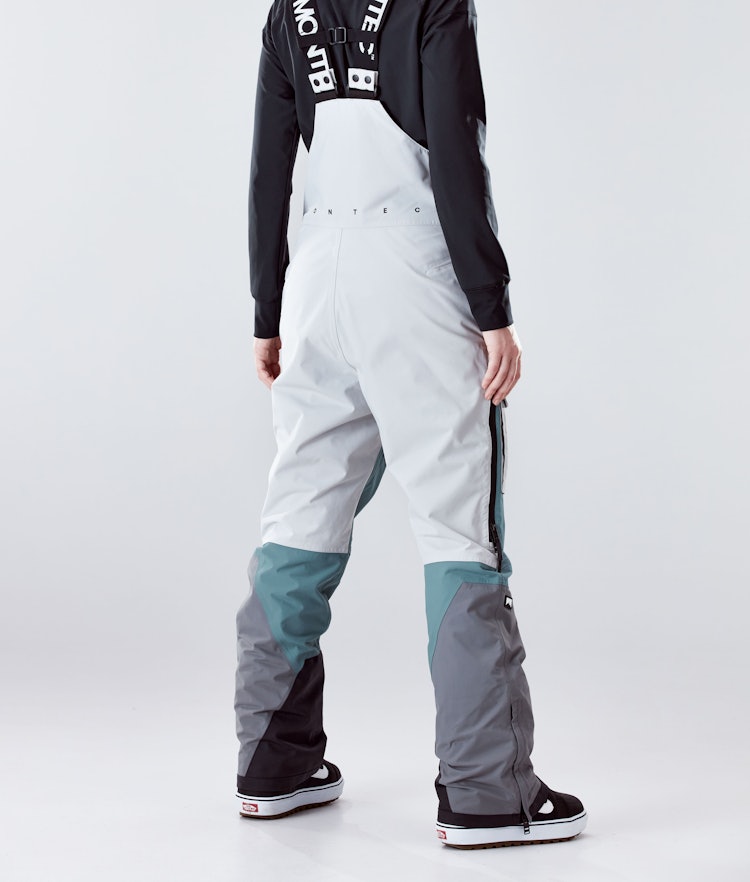 Fawk W 2020 Pantaloni Snowboard Donna Light Grey/Atlantic/Light Pearl, Immagine 3 di 6