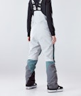 Fawk W 2020 Snowboard Pants Women Light Grey/Atlantic/Light Pearl Renewed