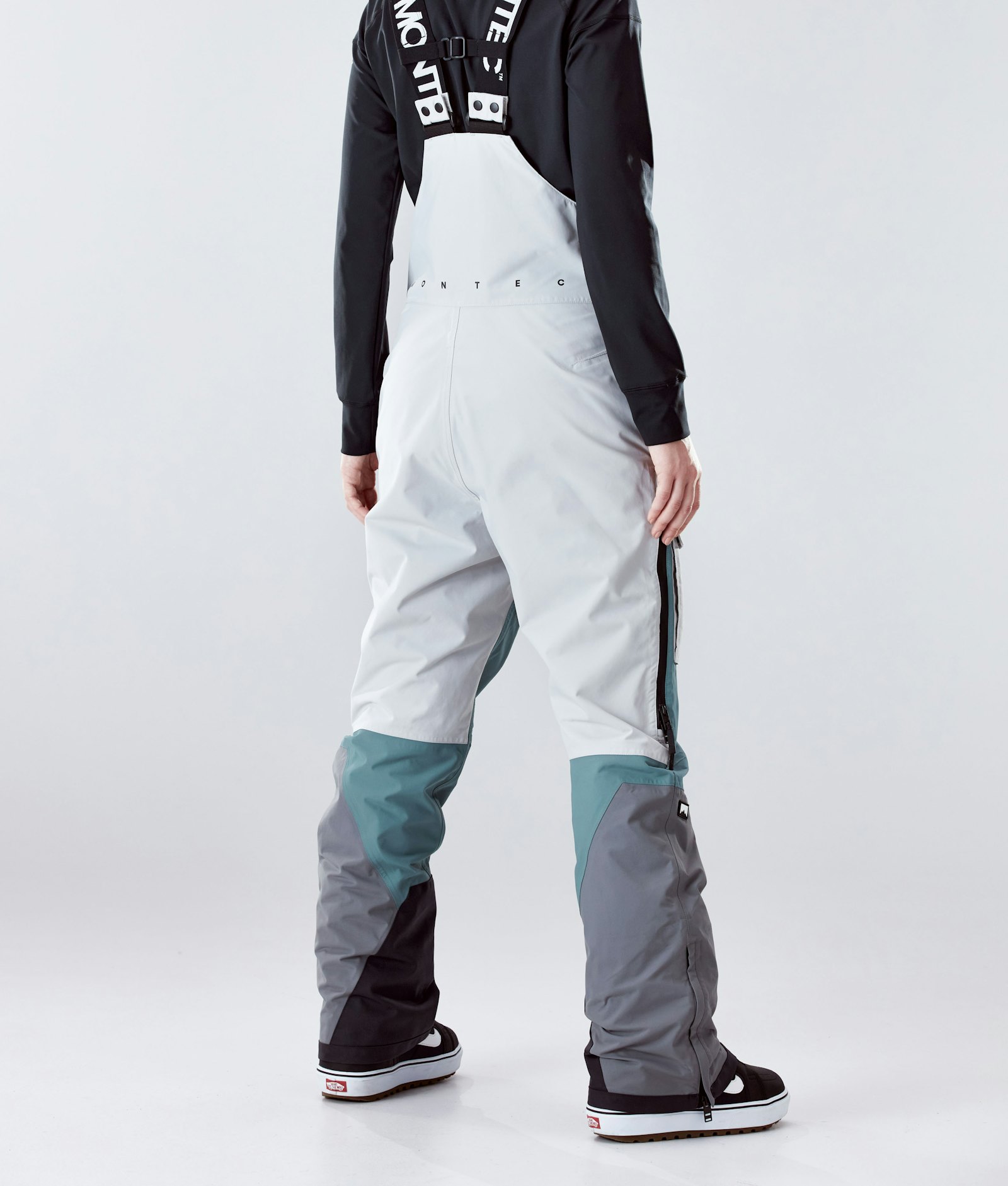 Fawk W 2020 Pantalon de Snowboard Femme Light Grey/Atlantic/Light Pearl
