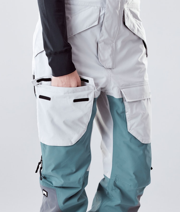 Fawk W 2020 Pantalon de Snowboard Femme Light Grey/Atlantic/Light Pearl, Image 6 sur 6