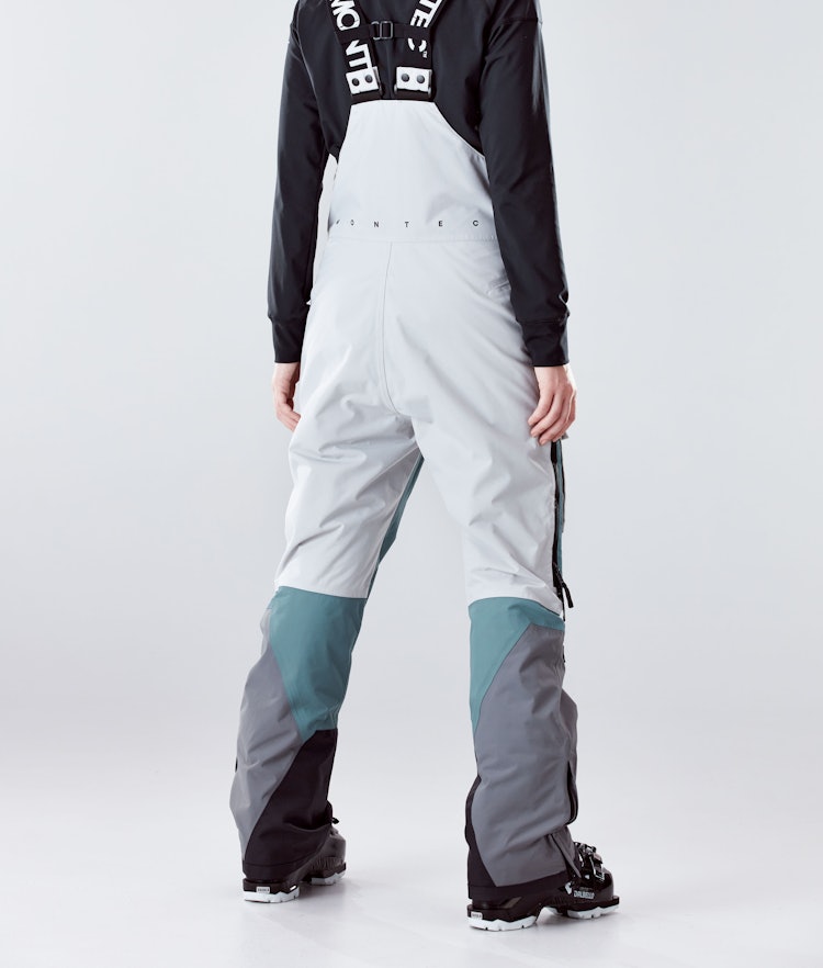 Fawk W 2020 Pantalon de Ski Femme Light Grey/Atlantic/Light Pearl, Image 3 sur 6