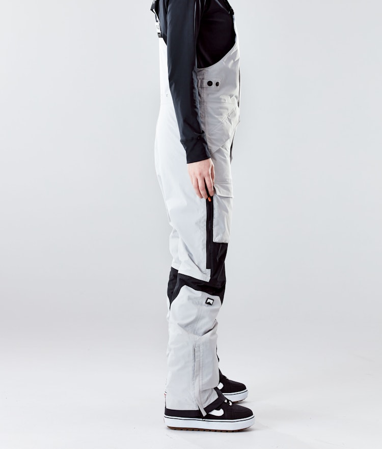 Fawk W 2020 Pantalones Snowboard Mujer Light Grey/Black, Imagen 2 de 6