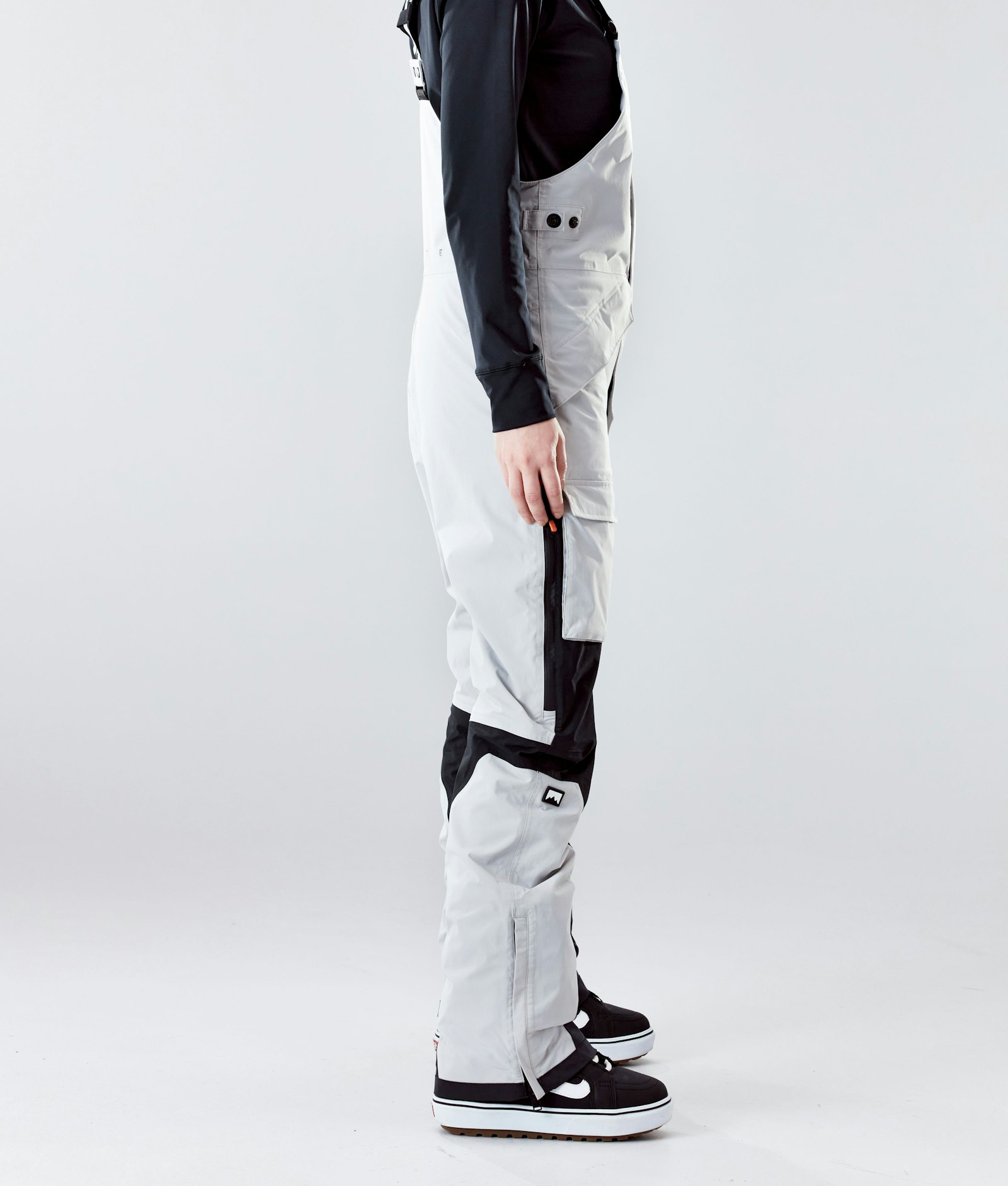 Fawk W 2020 Snowboardhose Damen Light Grey/Black, Bild 2 von 6