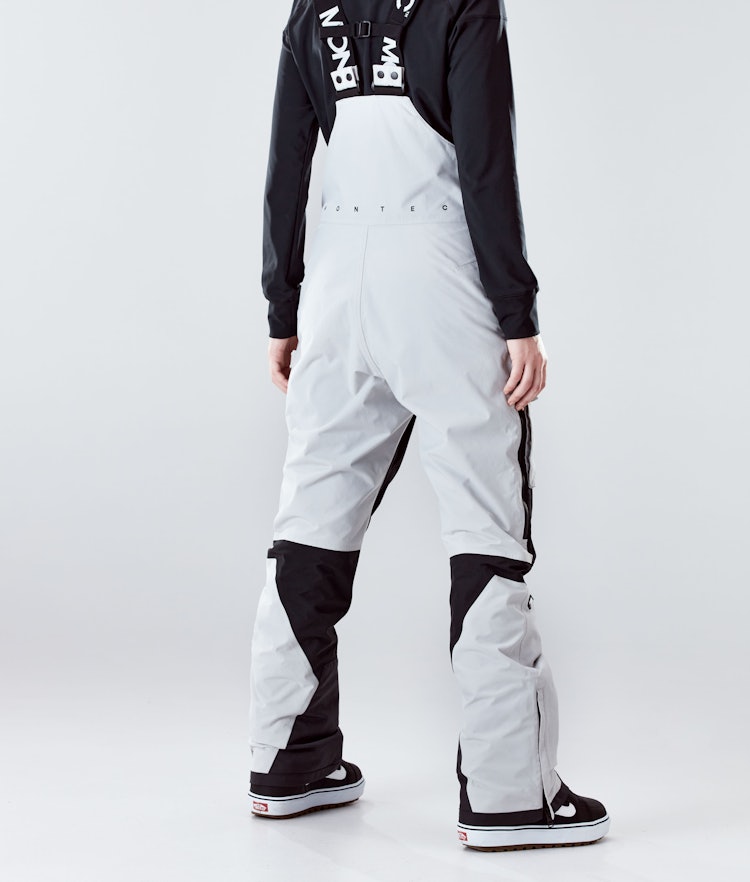 Fawk W 2020 Kalhoty na Snowboard Dámské Light Grey/Black, Obrázek 3 z 6