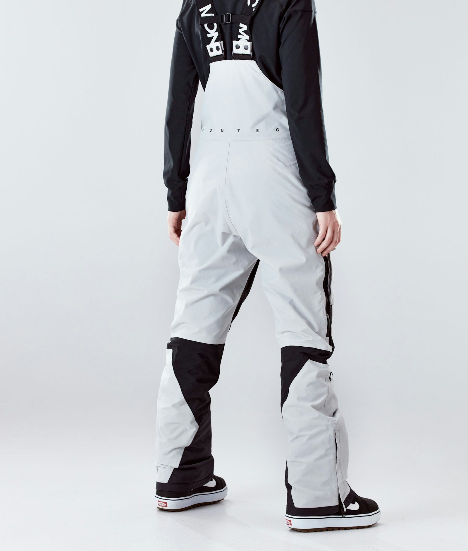 Fawk W 2020 Pantaloni Snowboard Donna Light Grey/Black, Immagine 3 di 6