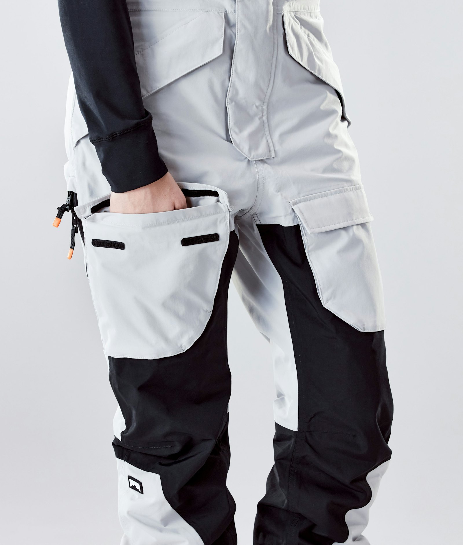 Fawk W 2020 Pantalon de Snowboard Femme Light Grey/Black, Image 6 sur 6
