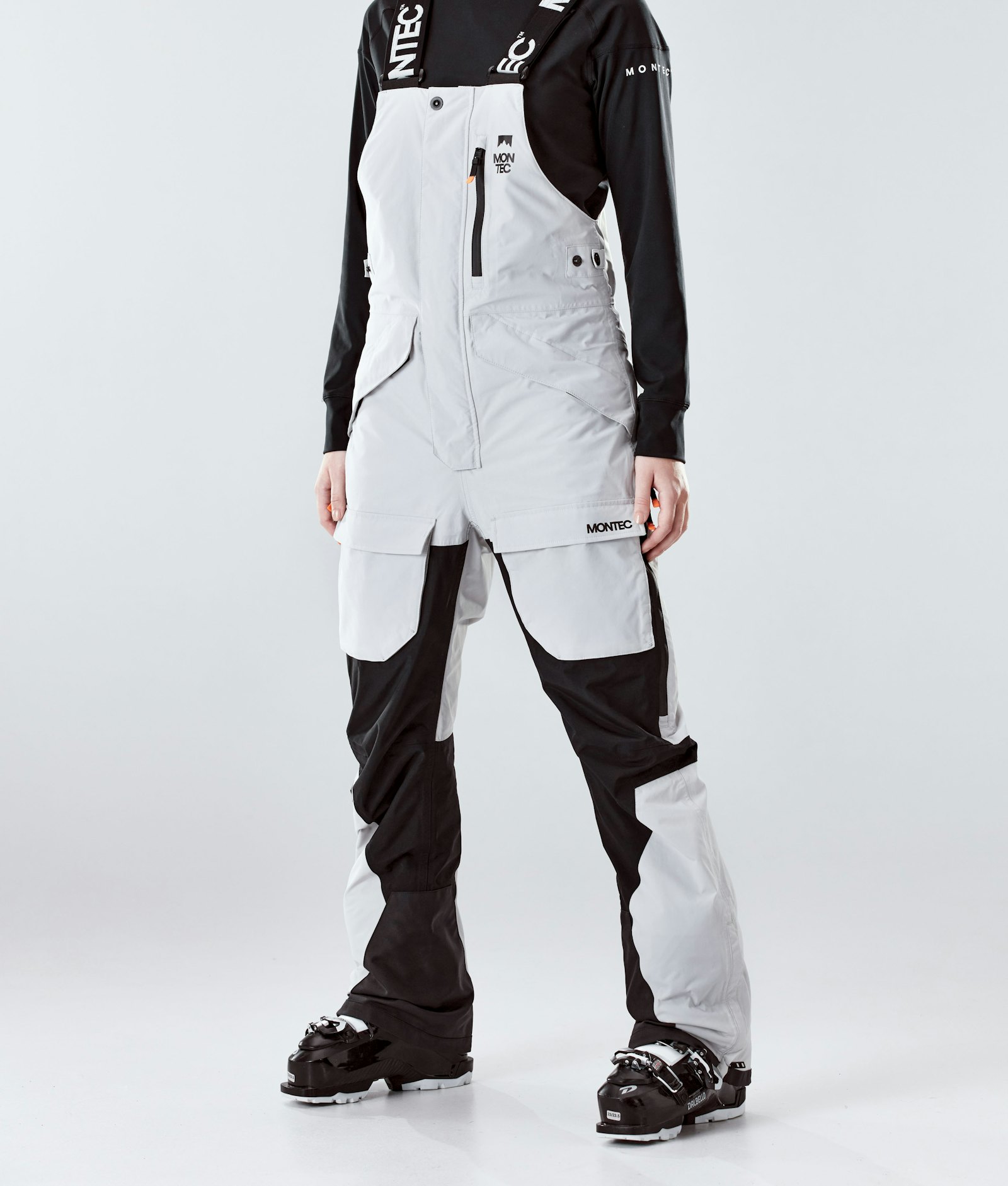 Fawk W 2020 Pantalon de Ski Femme Light Grey/Black