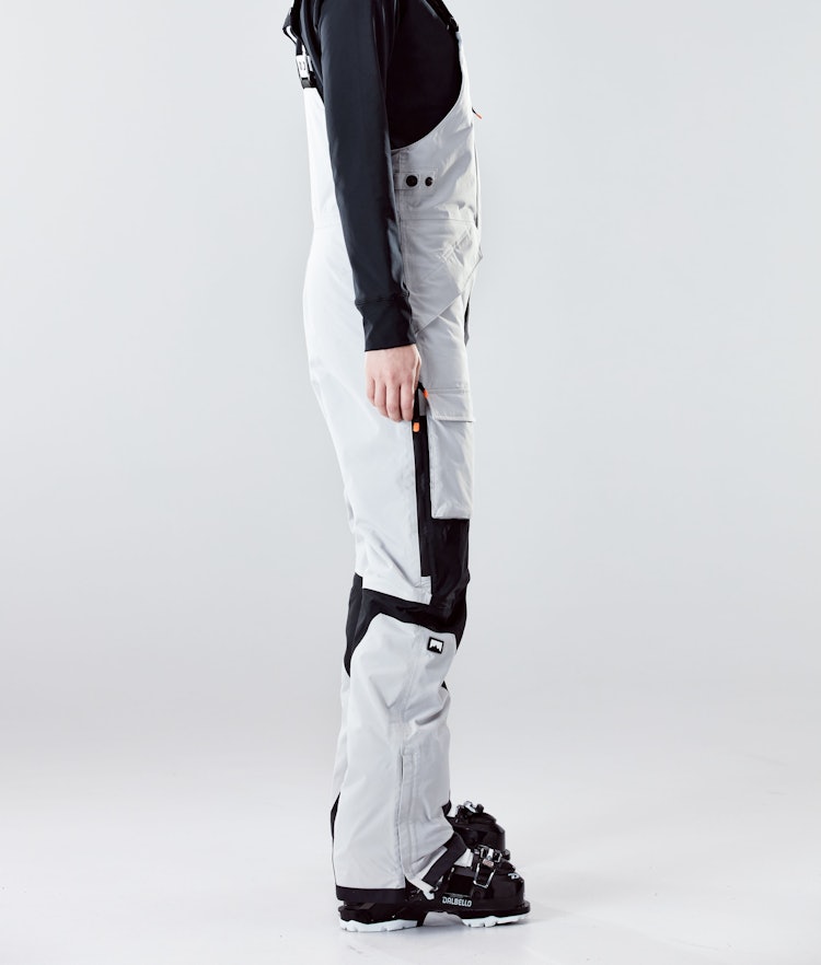 Fawk W 2020 Spodnie Narciarskie Kobiety Light Grey/Black, Zdjęcie 2 z 6