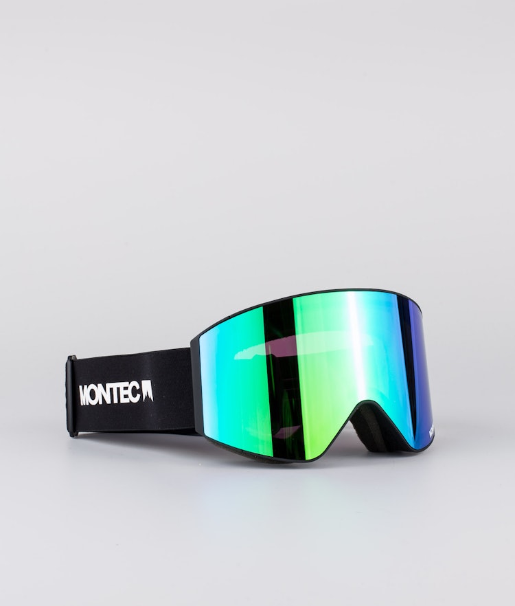 Montec Scope 2020 Medium Ski Goggles Black/Tourmaline Green