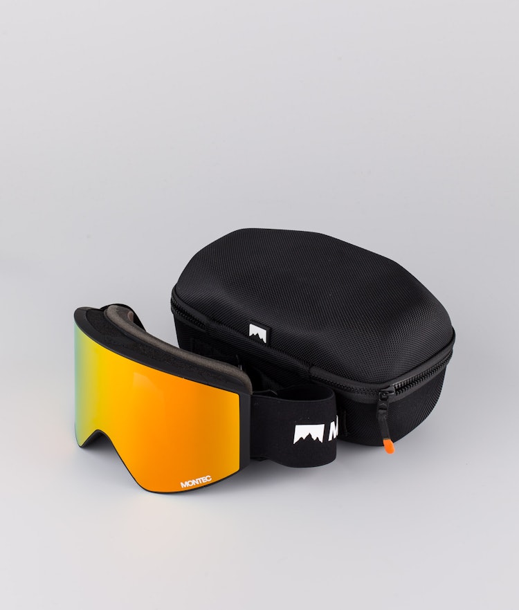 Montec Scope 2020 Medium Ski Goggles Black/Ruby Red