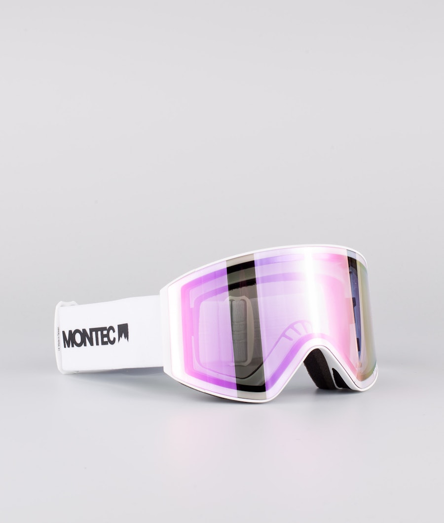 Montec Scope 2020 Medium Ski Goggle White/Pink Sapphire