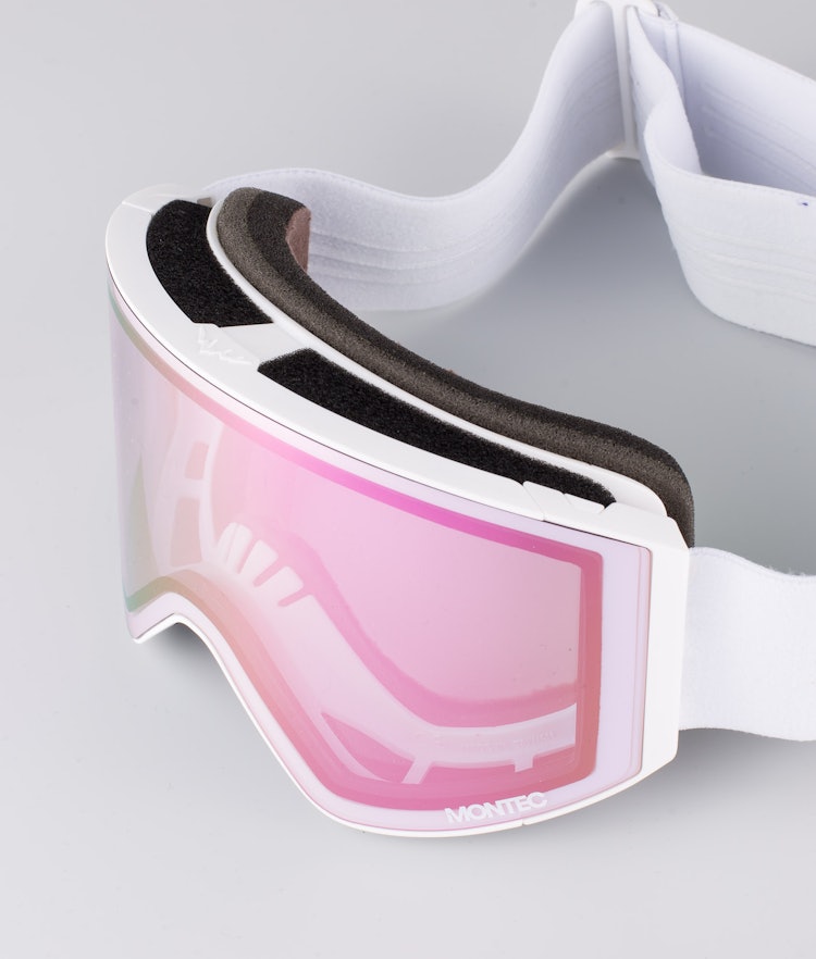 Montec Scope 2020 Medium Ski Goggles White/Pink Sapphire
