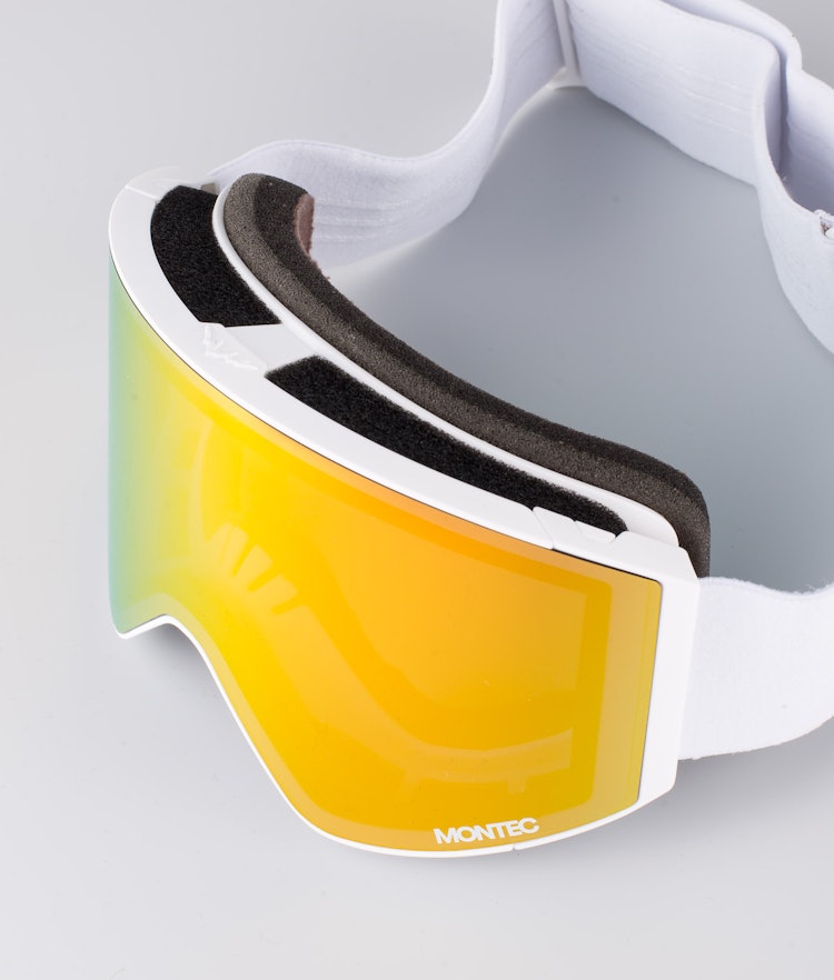 Montec Scope 2020 Medium Ski Goggles White/Ruby Red
