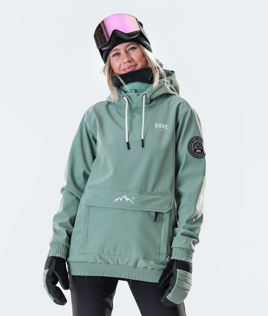 Wylie W 10k Snowboard Jacket Women Faded Green