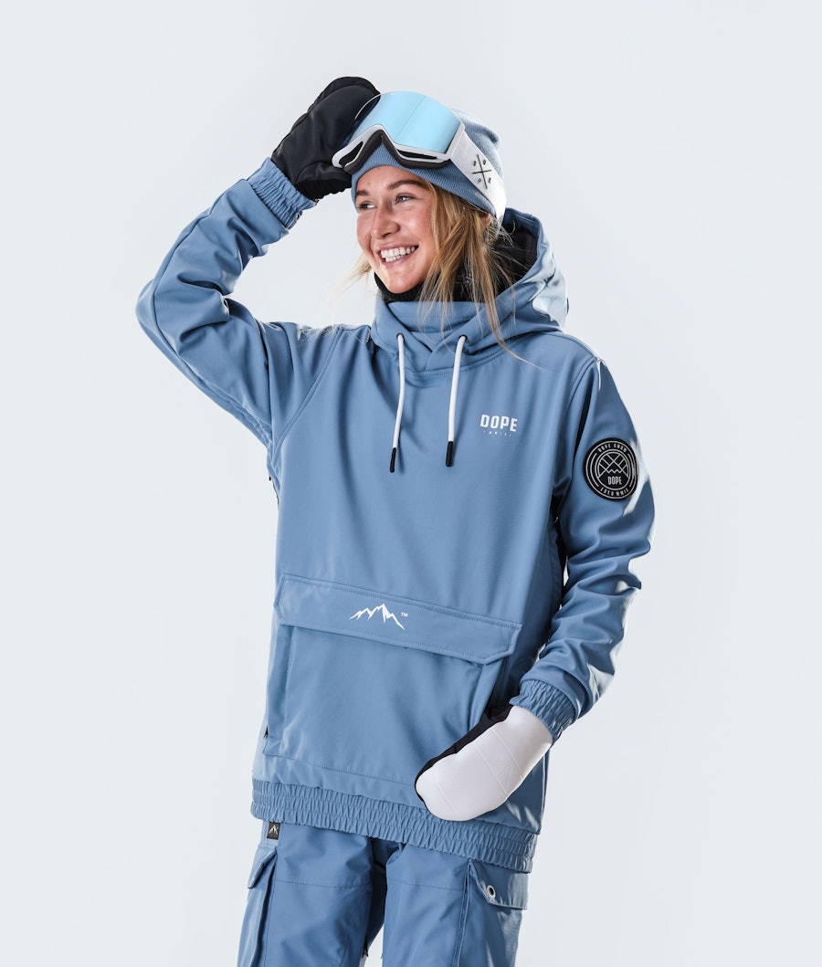Wylie W 10k Snowboard Jacket Women Blue Steel
