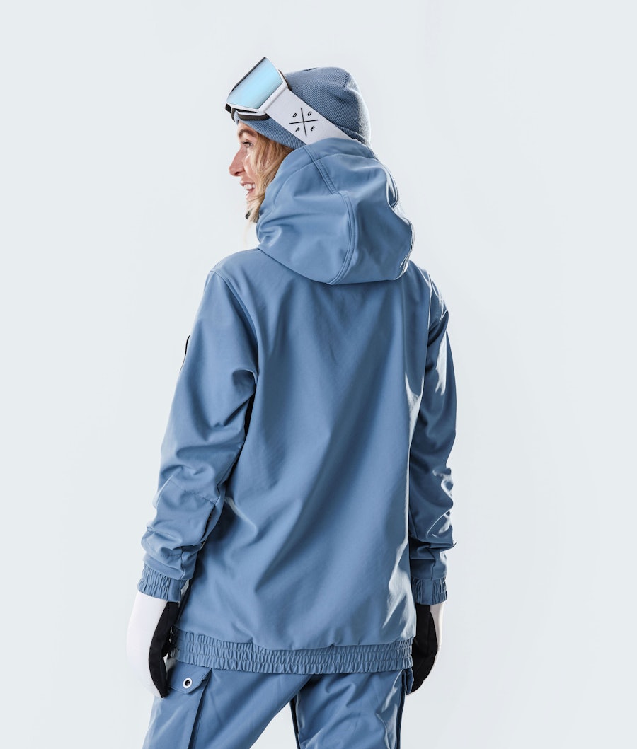 Wylie W 10k Snowboard Jacket Women Capital Blue Steel