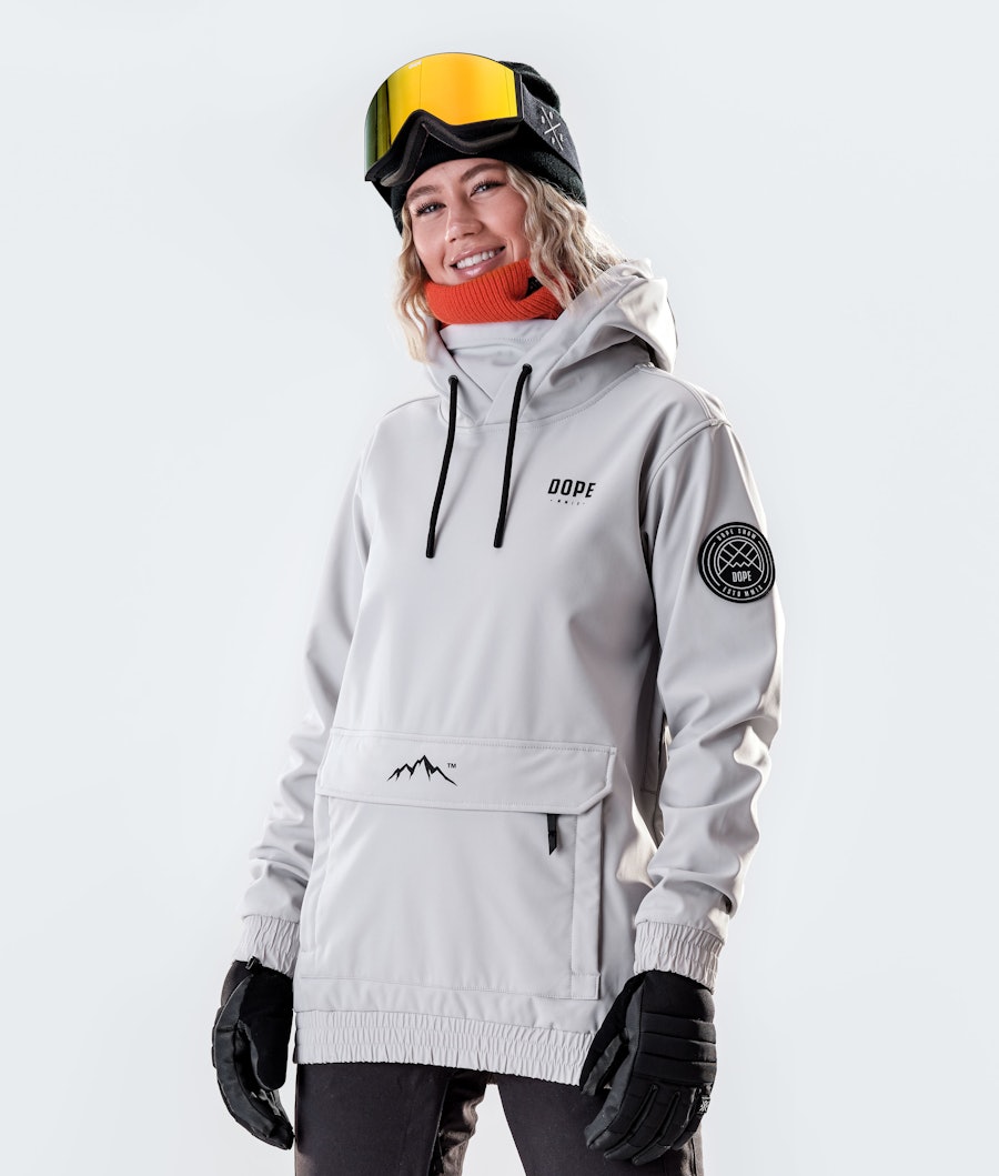 Dope Wylie W 10k Snowboard Jacket Capital Light Grey