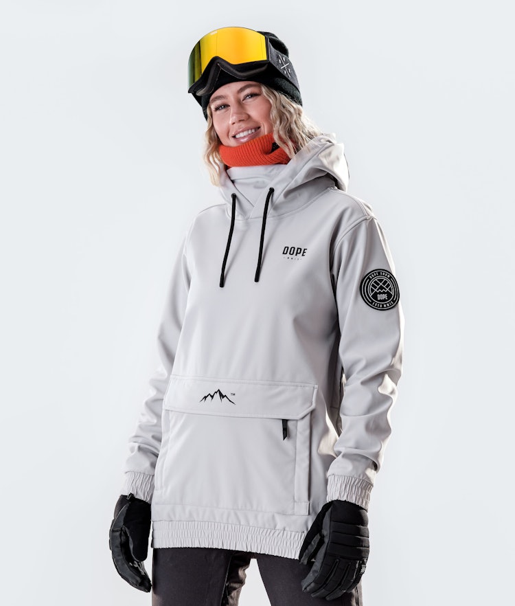 Wylie W 10k Veste Snowboard Femme Capital Light Grey, Image 1 sur 7