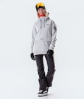Wylie W 10k Veste Snowboard Femme Capital Light Grey, Image 5 sur 7