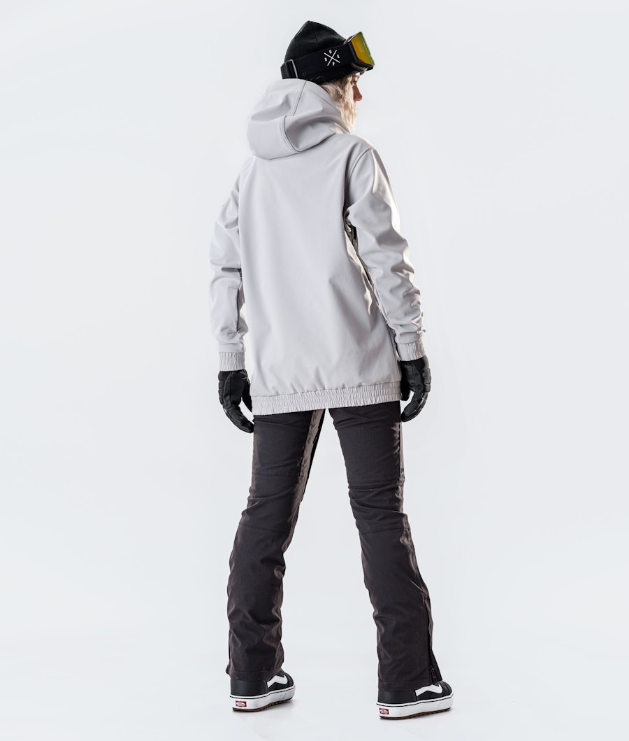 Dope Wylie W 10k Women's Snowboard Jacket Capital Light Grey