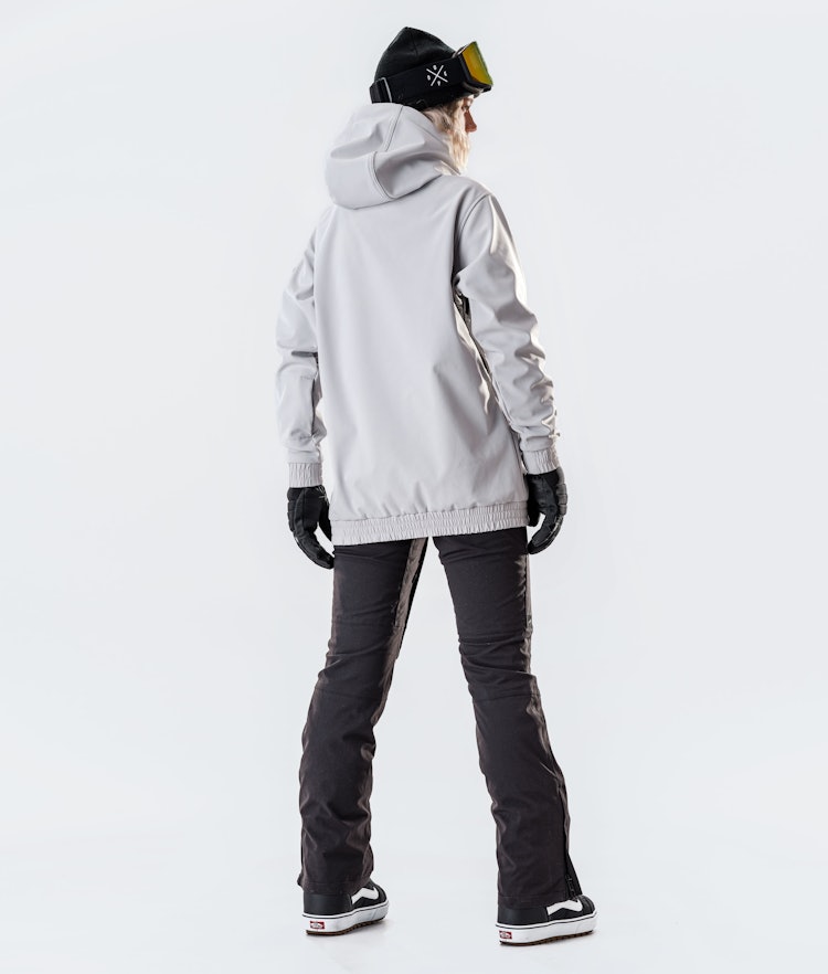 Dope Wylie W 10k Snowboardjacke Damen Capital Light Grey, Bild 7 von 7