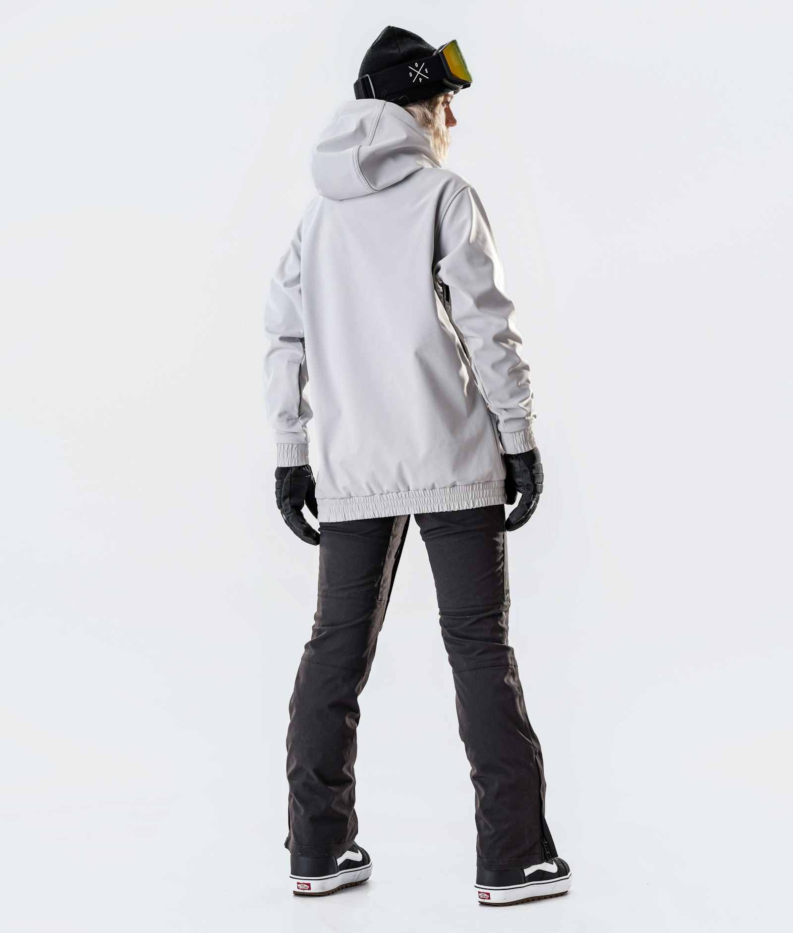 Wylie W 10k Snowboardjacke Damen Capital Light Grey