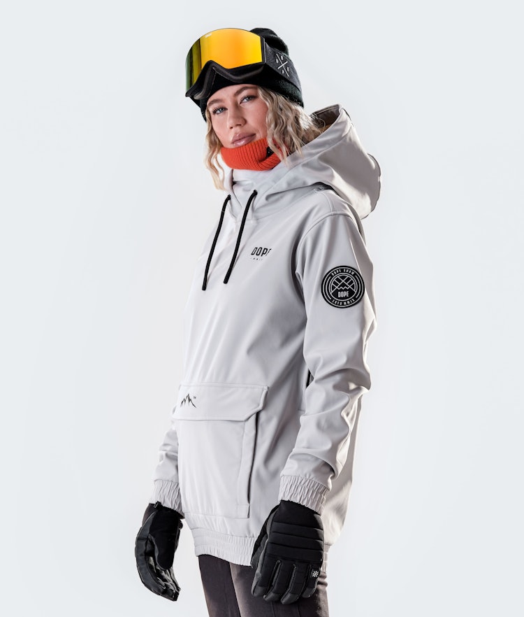 Wylie W 10k Ski Jacket Women Capital Light Grey, Image 3 of 7