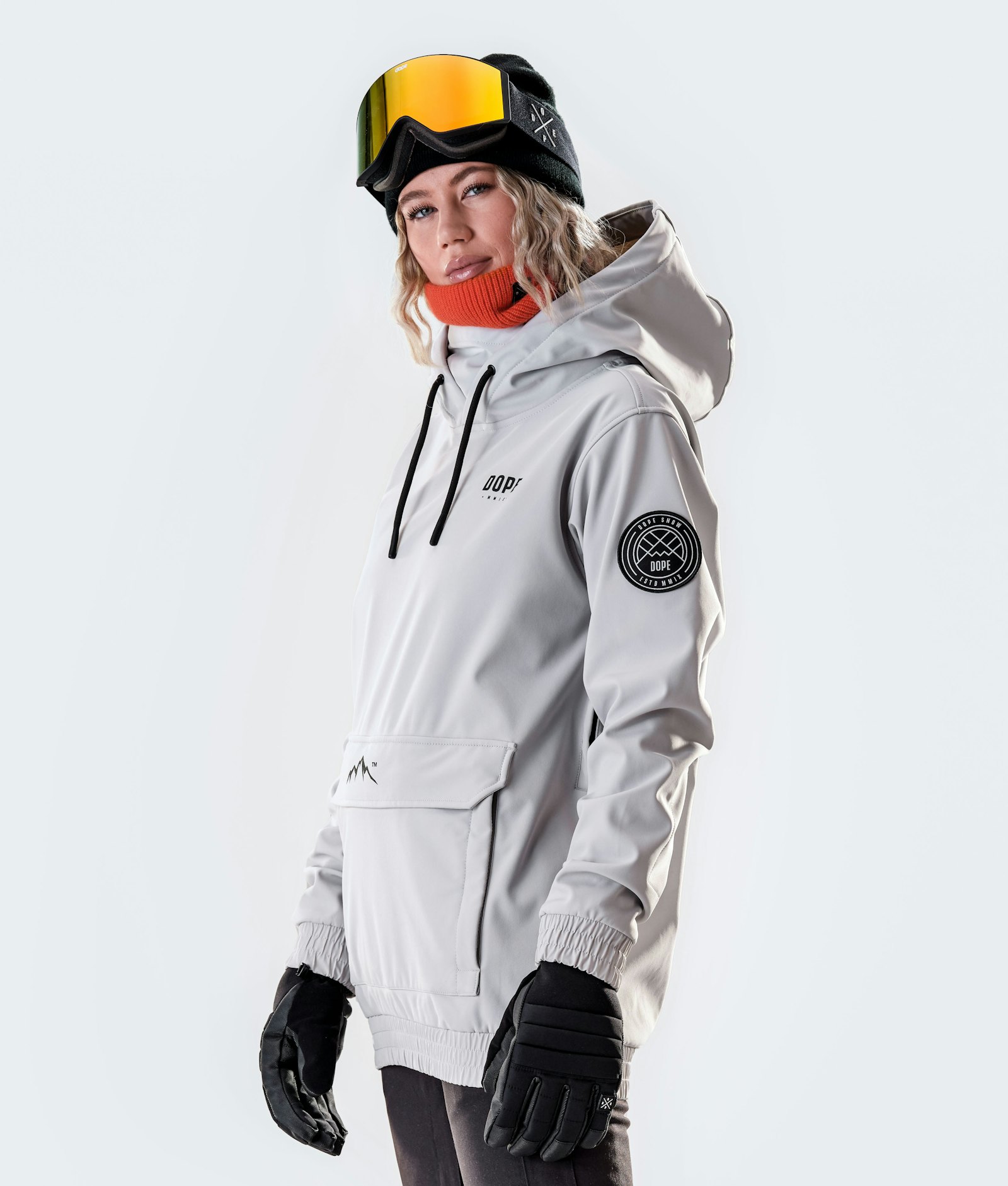 Wylie W 10k Manteau Ski Femme Capital Light Grey