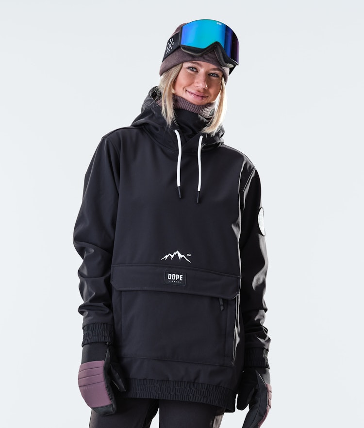 Wylie W 10k Snowboard Jacket Women Patch Black, Image 1 of 7