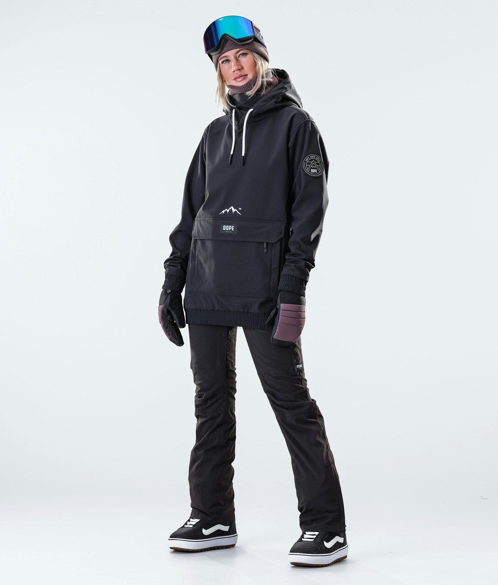 Wylie W 10k Snowboard Jacket Women Patch Black