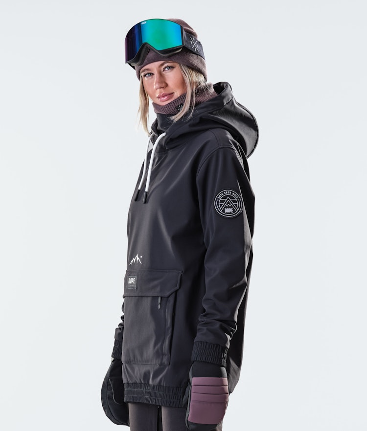 Wylie W 10k Ski Jacket Women Patch Black, Image 3 of 7
