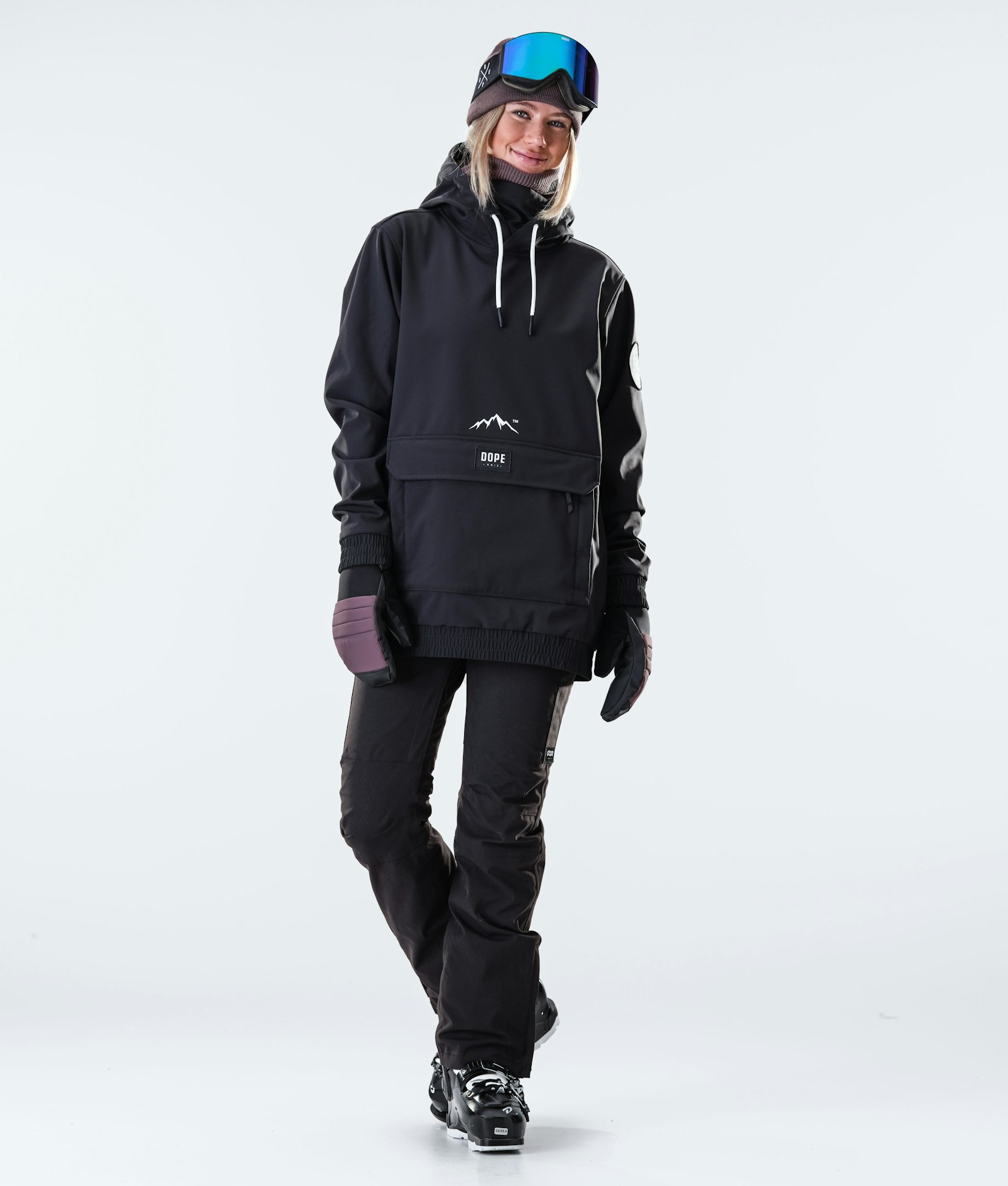 Dope Wylie W 10k Ski Jacket Women Patch Black