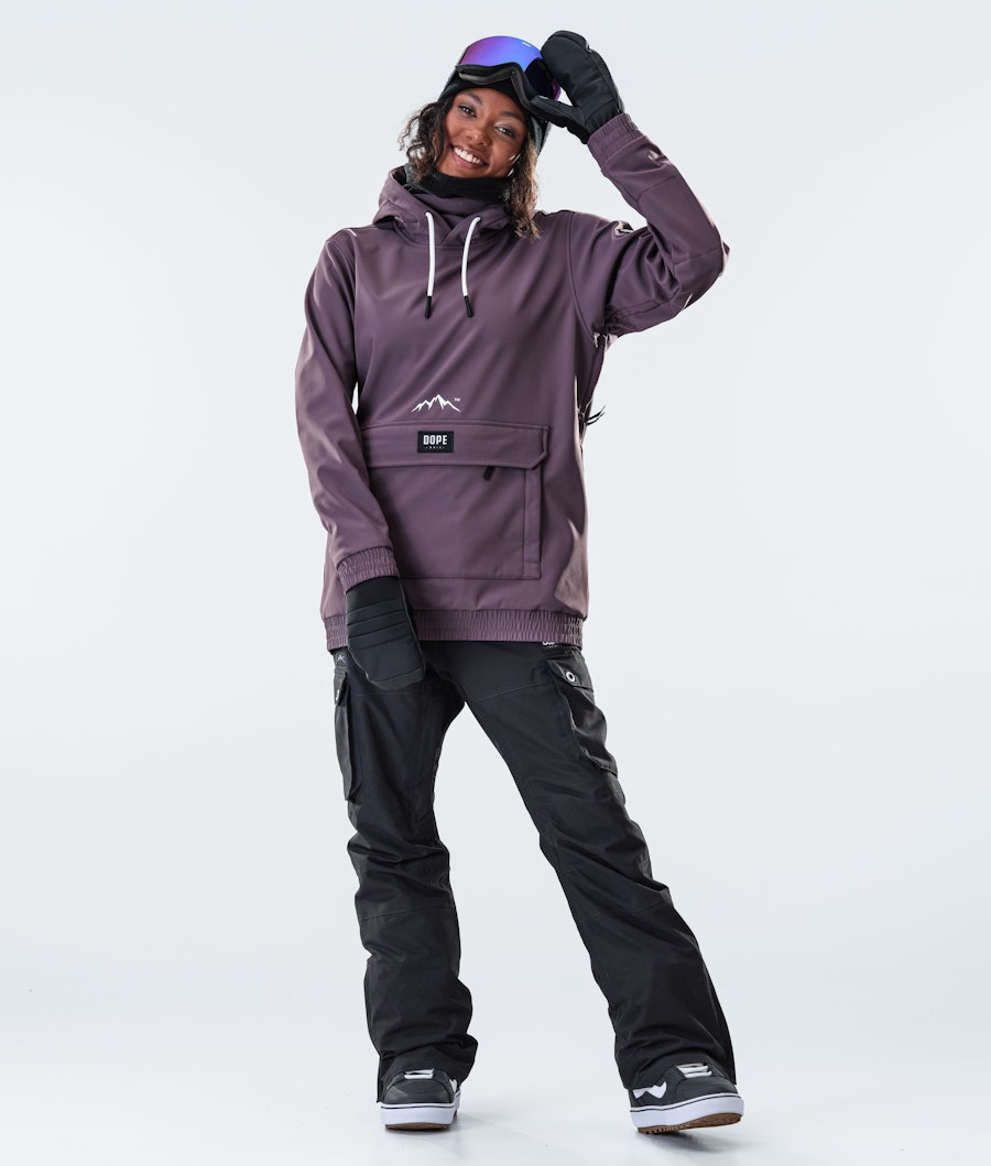 Dope Wylie W 10k Women's Snowboard Jacket Patch Light Plum