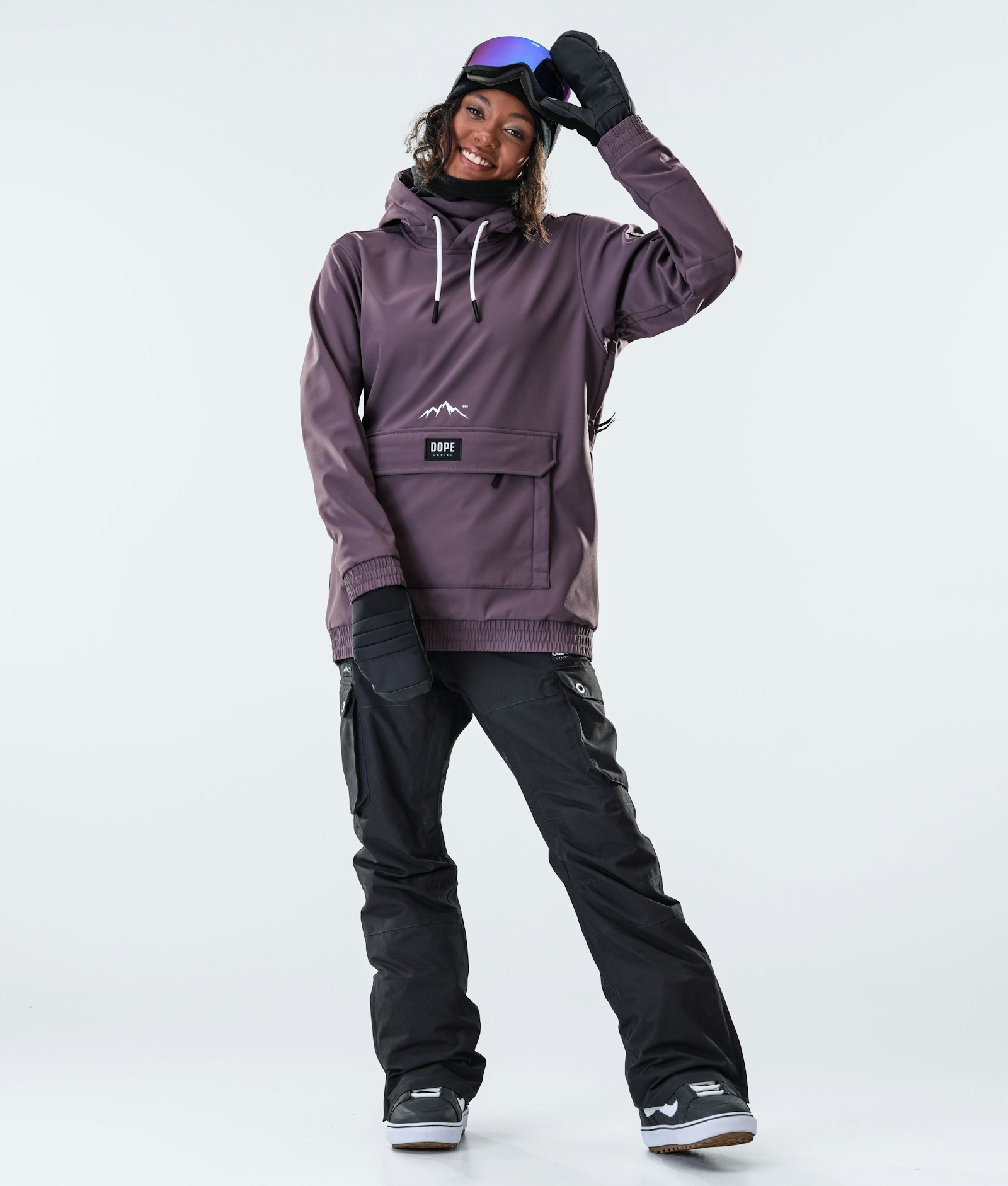 Dope Wylie W 10k Snowboard Jacket Women Patch Light Plum