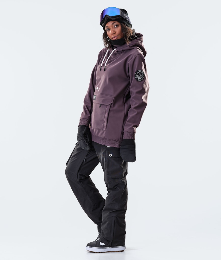 Dope Wylie W 10k Women's Snowboard Jacket Patch Light Plum