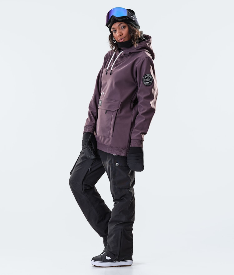 Wylie W 10k Snowboard Jacket Women Patch Light Plum