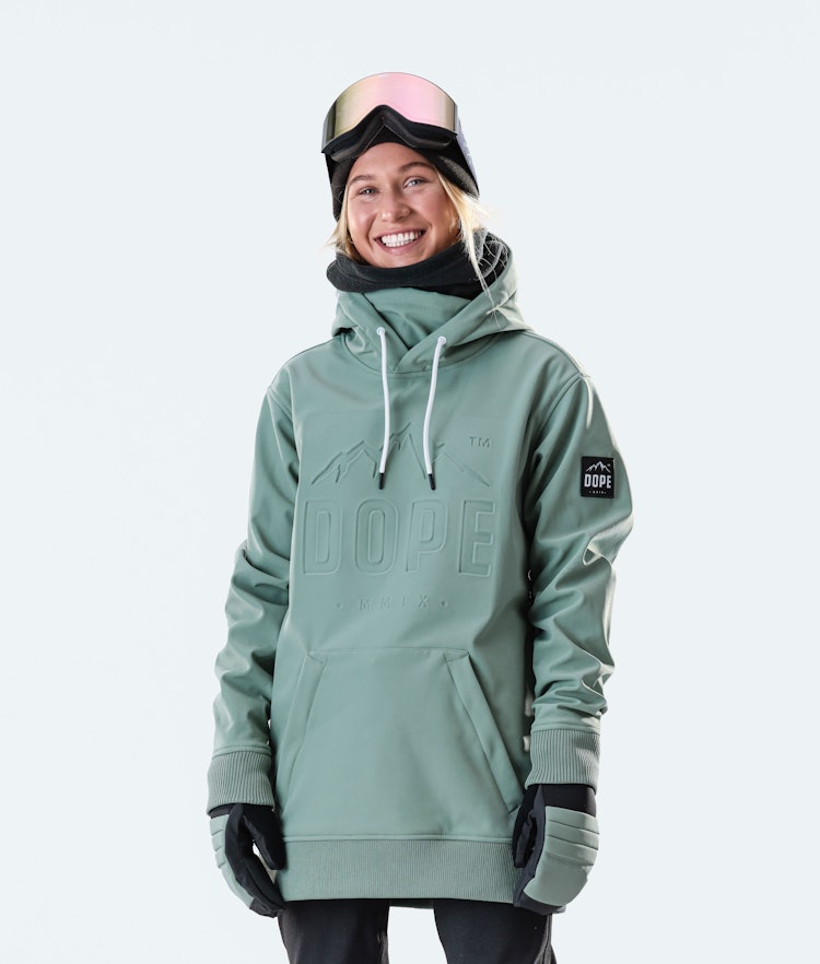 Yeti W 10k Snowboardjacke Damen EMB Faded Green, Bild 1 von 7