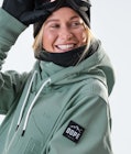 Dope Yeti W 10k Snowboardjakke Dame EMB Faded Green