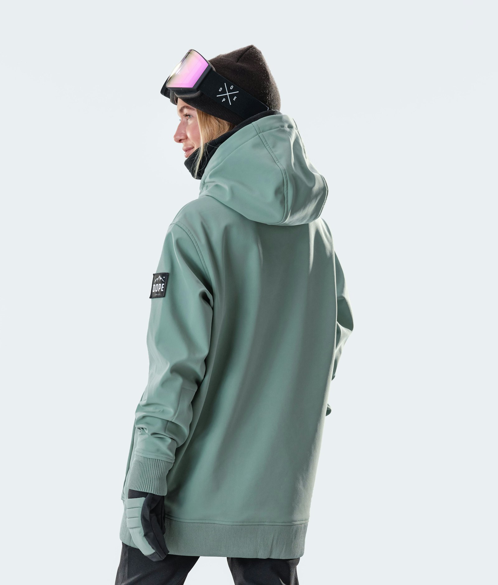 Yeti W 10k Snowboardjacke Damen EMB Faded Green