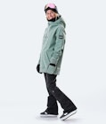 Yeti W 10k Snowboard jas Dames EMB Faded Green, Afbeelding 6 van 7