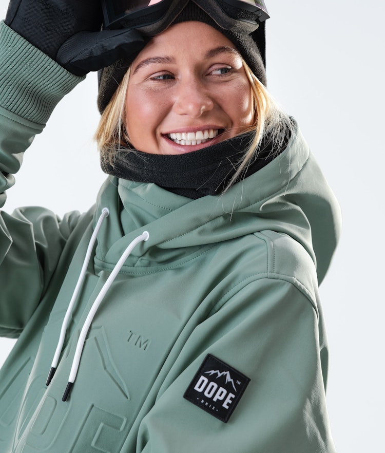 Yeti W 10k Ski Jacket Women EMB Faded Green, Image 2 of 7
