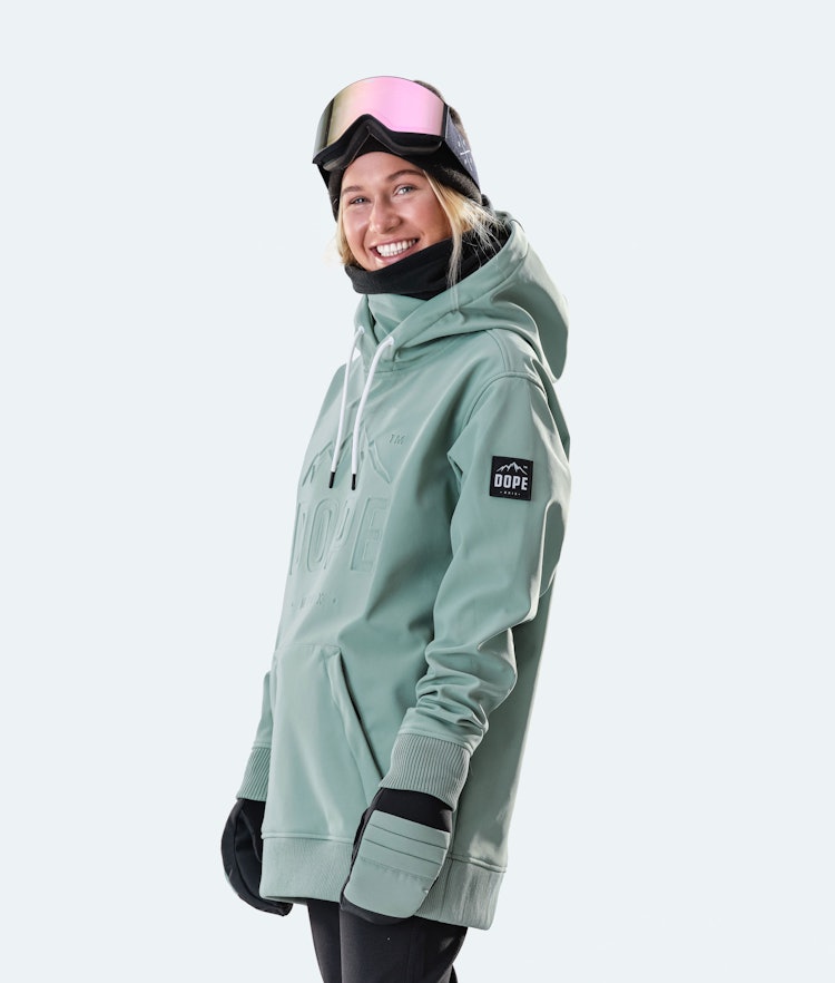 Yeti W 10k Ski Jacket Women EMB Faded Green, Image 3 of 7