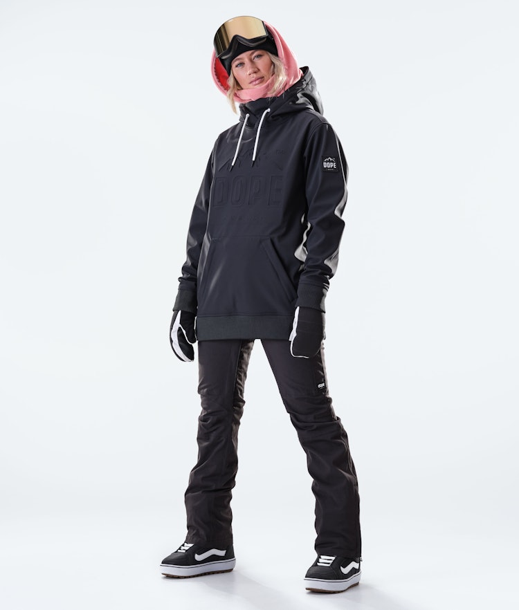 Yeti W 10k Snowboard jas Dames EMB Black