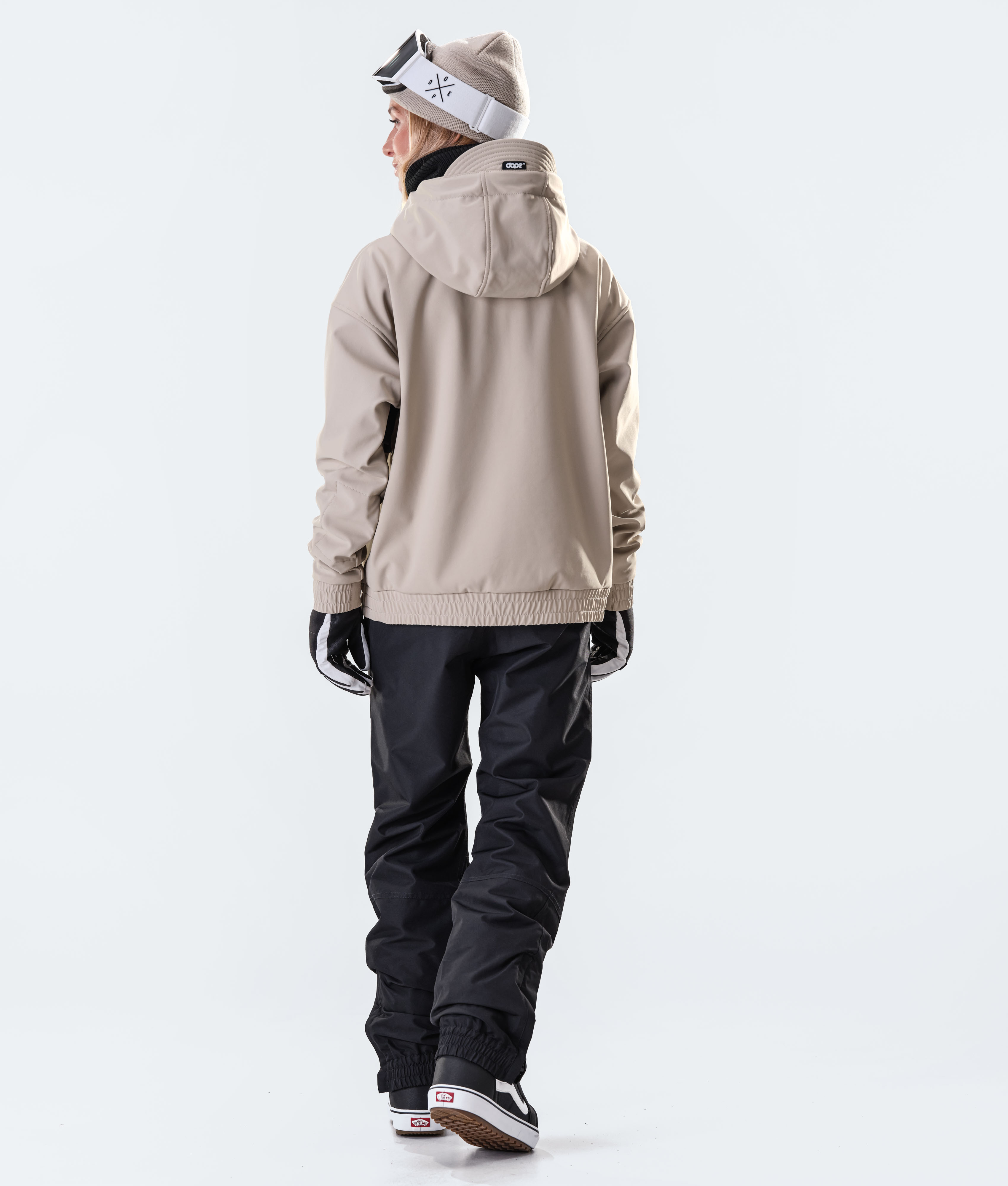 khaki snowboard jacket